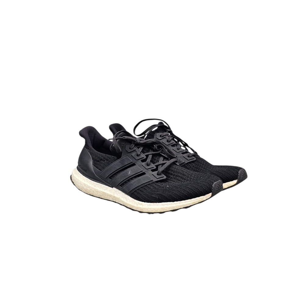 Adidas Mens Size 11.5 US EUC UltraBoost 4.0 Core Black Athletic Running Sneakers